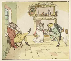 Wooing Prints: Frog A-Wooing 3 / 4