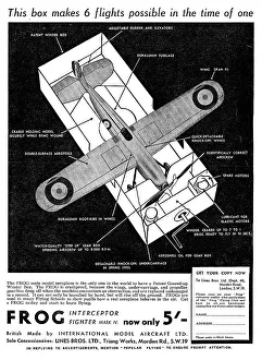 Interceptor Prints: Frog Interceptor Mk IV Model Aircraft