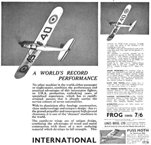Frog Model Aircraft 1933