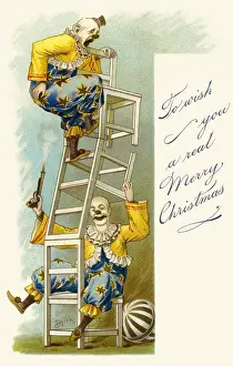 Frolicking clowns