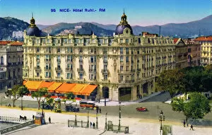 Images Dated 8th February 2012: The frontage of the Hotel Ruhl in Nice France, 1920s