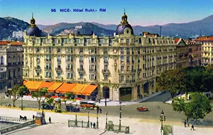 Night Life Collection: The frontage of the Hotel Ruhl in Nice France, 1920s