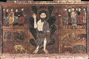 Baptist Prints: Frontal from Gesera. 13th c. Representation of
