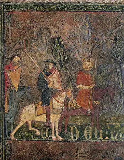 Frontal Prints: Frontal of Tordesillas. Gothic. 15th century. Detail