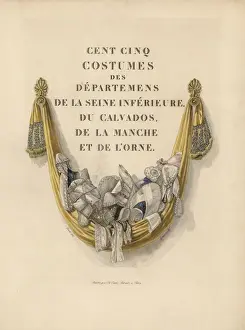 Calvados Prints: Frontispiece: Costumes of the departments of
