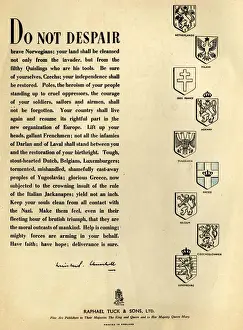 Frontispiece design, For Victory Paint Book, WW2