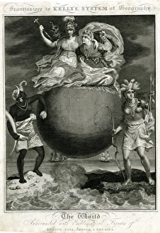 Images Dated 8th August 2017: Frontispiece, Kellys System of Geography