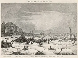 Lasted Prints: Frost Fair Thames 1814