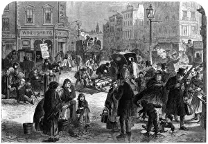 Surfaces Prints: Frost in London, 19th century