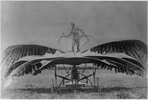 Frost Quadriplane with a 5hp engine 1877