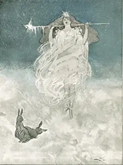 Dudley Prints: The Frost Queen by Dudley Hardy