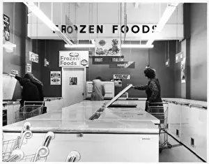 Choose Prints: Frozen Food Shop / 1970S