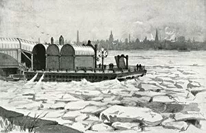 Images Dated 17th February 2011: The frozen Mersey