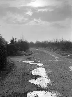 Puddles Prints: Frozen Puddles