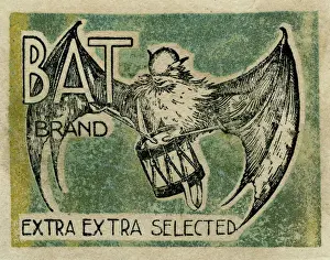 Selected Prints: Fruit Label -- Bat Brand