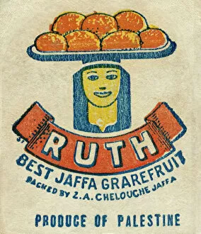 Israel Collection: Fruit Label -- best Jaffa grapefruit