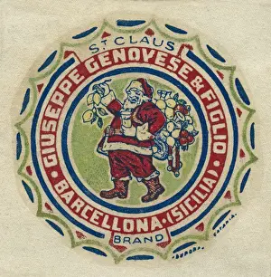 Fruit Label -- oranges and lemons