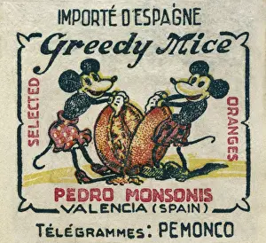 Greedy Prints: Fruit Label -- Pedro Monsonis oranges