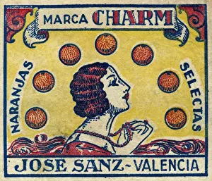 Fruit Label -- Spanish oranges