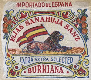 Select Prints: Fruit Label -- Spanish oranges