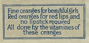 Fruit Label -- text