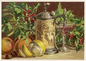Arrangement Collection: Fruit / Lemon Holly Wine