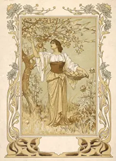 Decoratively Prints: Fruit / Picking Fruit