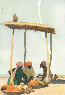 Roofed Prints: Fruit Sellers