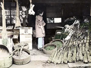Fruit and vegetable shops, stall, Japan