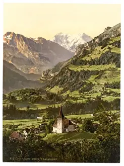 Oberland Prints: Frutigen and Balmhorn, Bernese Oberland, Switzerland