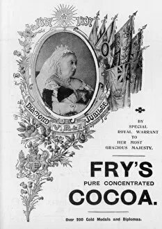 Queen Victoria Collection: Frys Cocoa Ad. / Victoria
