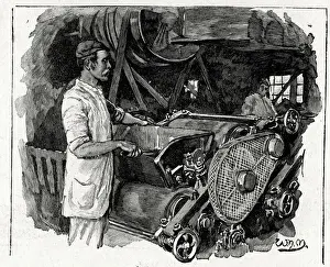 Confectionery Prints: Frys Cocoa and Chocolate, rolling chocolate