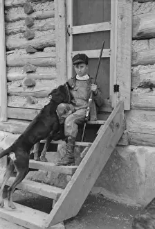 Knox Prints: FSA (Farm Security Administration) borrowers son who had ju