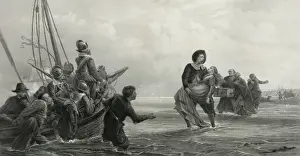 Sake Prints: Fugitives for conscience sake leaving the flemish coast for