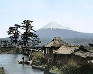 Fuji Prints: Fujiyama from Kawabashi Tokaido, Japan