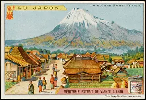 Volcano Prints: Fujiyama (Liebig)