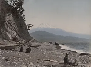 Fujiyama Prints: Fujiyama from Satta Pass near Okitsu