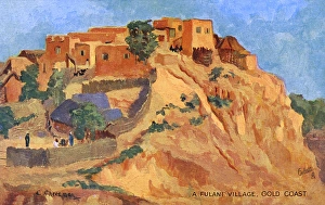 Images Dated 29th September 2016: Fulani village, Ghana, Gold Coast, West Africa