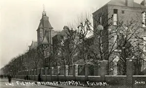 Charing Prints: Fulham Military Hospital, St Dunstans Road, Fulham