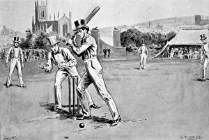 Fuller Pilch batting for Kent, 1837
