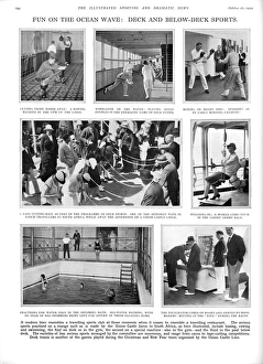 Amusements Gallery: Fun on the Ocean Wave - Deck and below-deck sports