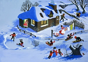 Images Dated 14th September 2006: Fun in the snow