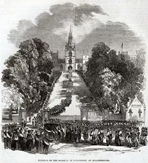 Peer Collection: Funeral of the 3rd Marquess of Downshire at Hillsborough
