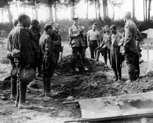 Colleague Prints: Funeral of Anzac soldier, Western Front, WW1