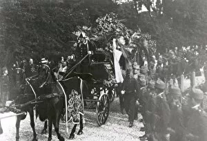 Funeral cortege, Archduke Franz Ferdinand and his wife