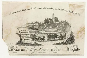 Biscuits Prints: FUNERAL FURNISHER'S CARD