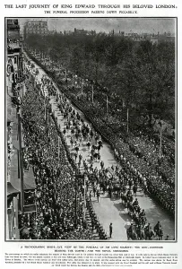 Processions Prints: Funeral of King Edward VII 1910