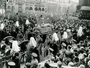 Paddington Collection: Funeral of King George V, near Paddington Station