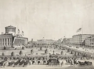 Obsequies Prints: Funeral obsequies of the late Pres t A. Lincoln, Columbus, O