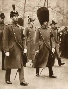 New Images July 2020 Prints: Funeral Procession Earl Haig, Prince of Wales - Duke of York